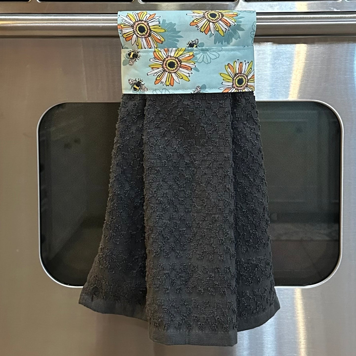 Hanging tea towel - sunflower